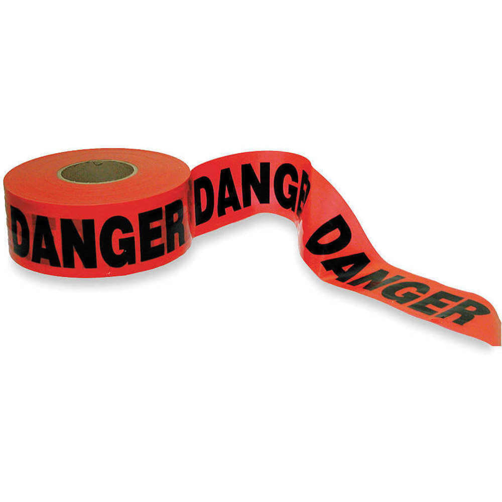 C.h. Hanson 14100 Barricade Tape, Yellow, Caution, 3 Inch Size, 200 Feet