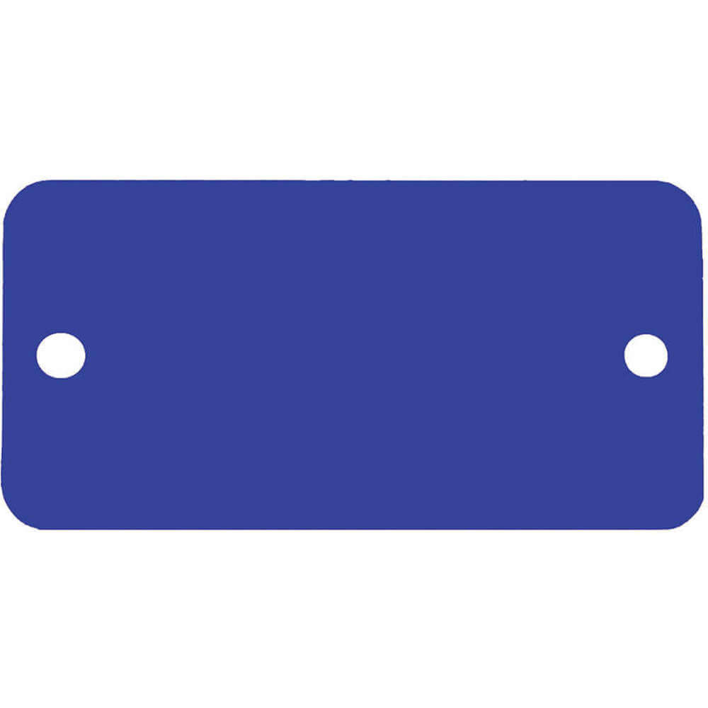 Aluminum Tags Rounded Corner Pk/25 2-1/2 x 1 inch 