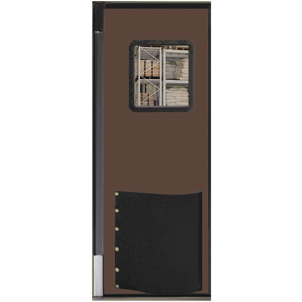 Swinging Door 8 x 3 Feet Chocolate Brown