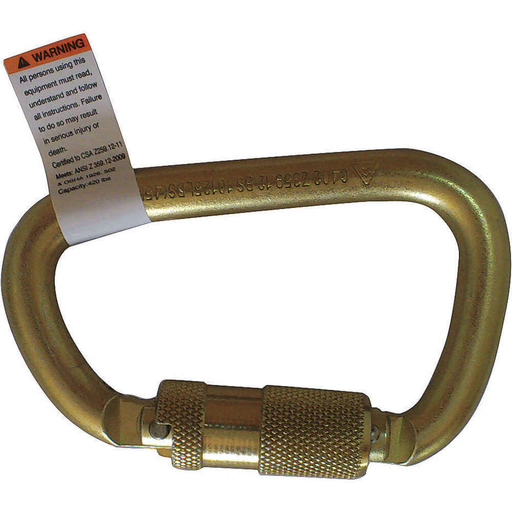 Condor 16V856 | Carabiner Steel 4-1/16 Inch Length Auto-lock
