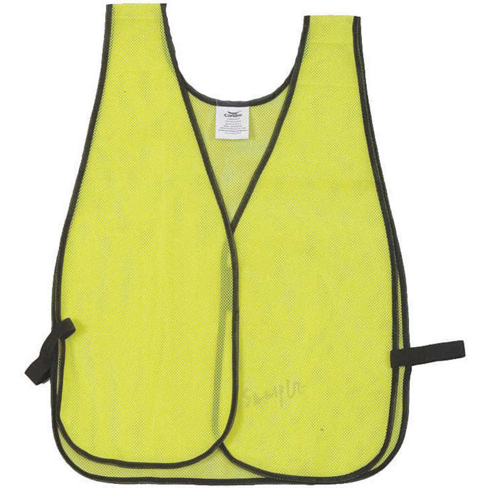 High Visibility Lime Polyester Vest