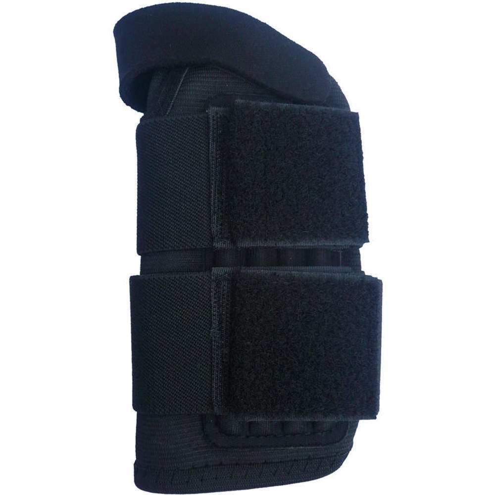 Wrist Support, Ambidextrous, M, Black, Fits 6-1/4 to 6-3/4 Inch, Elastic