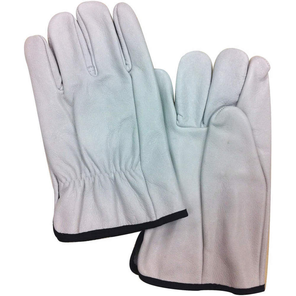Electrical Gloves Protector, White, Shirred Slip-On Cuff