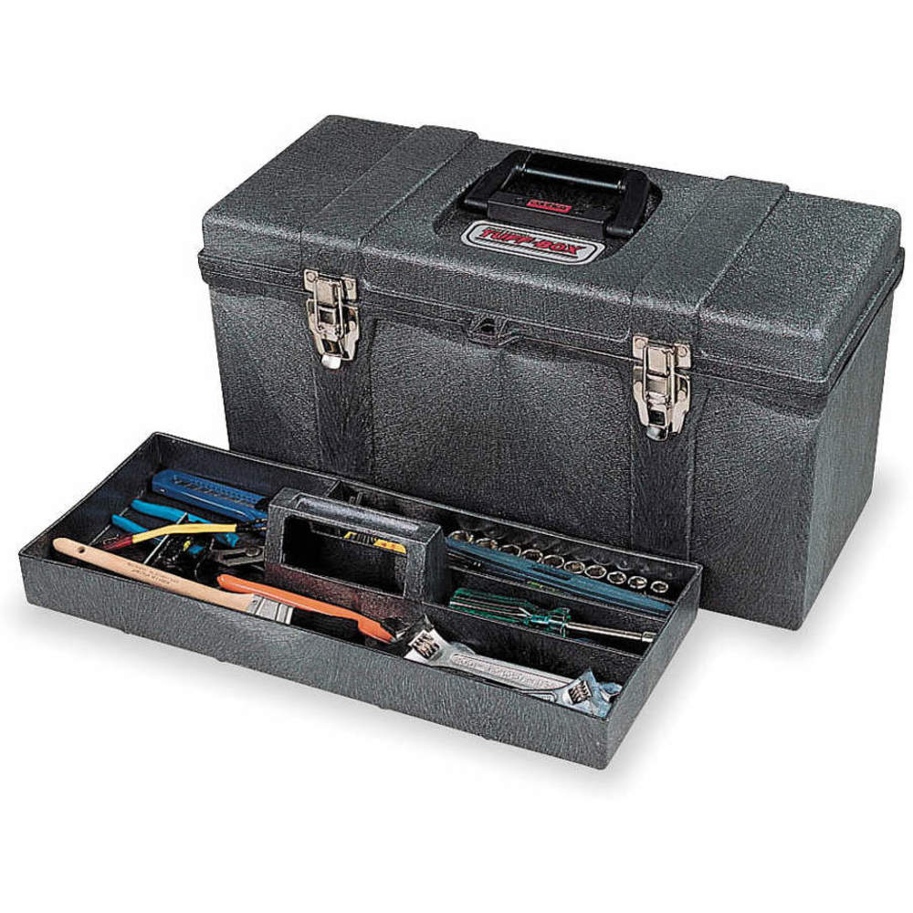Contico 8200GY Tool Box With Tray 20wx8 3/4dx10 1/2h 1RG72 Raptor