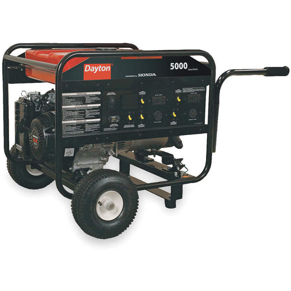 Dayton GEN-6000-0GKD | 36C206 | Portable Generator Rated Watts5000 442cc