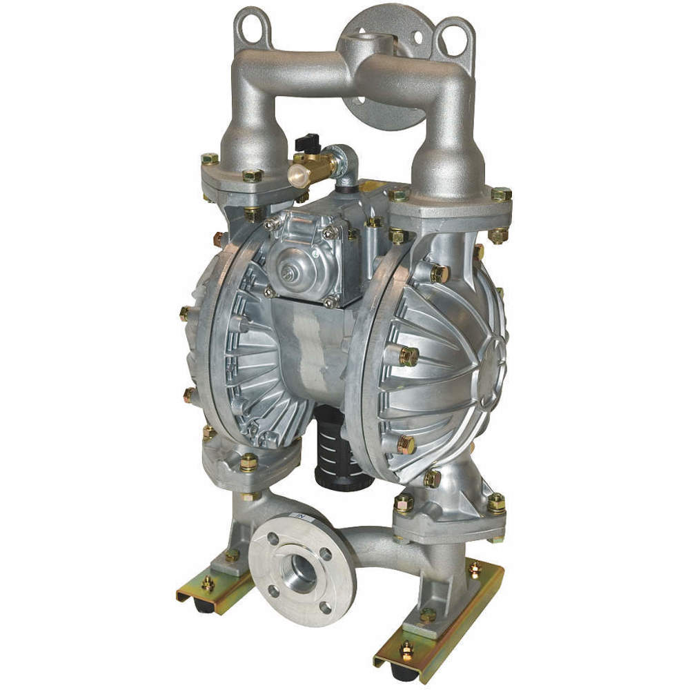 Santoprene 90 GPM Cast Iron Double Diaphragm Pump Air Operated 