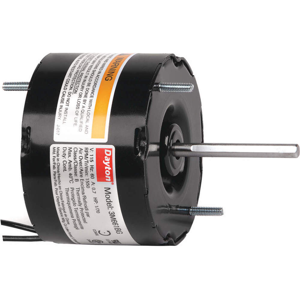 Hvac Motor 1/70 Hp 1550 Rpm 115v 3.3