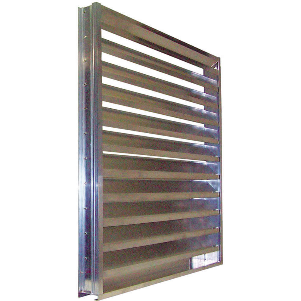 Drainable Louver Fixed 47-1/2 H Aluminium