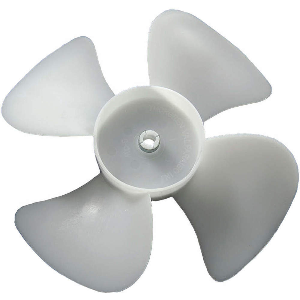 CCW Rotation. 4 inch diameter Plastic Fan Blade/Propeller 3/16 inch bore 