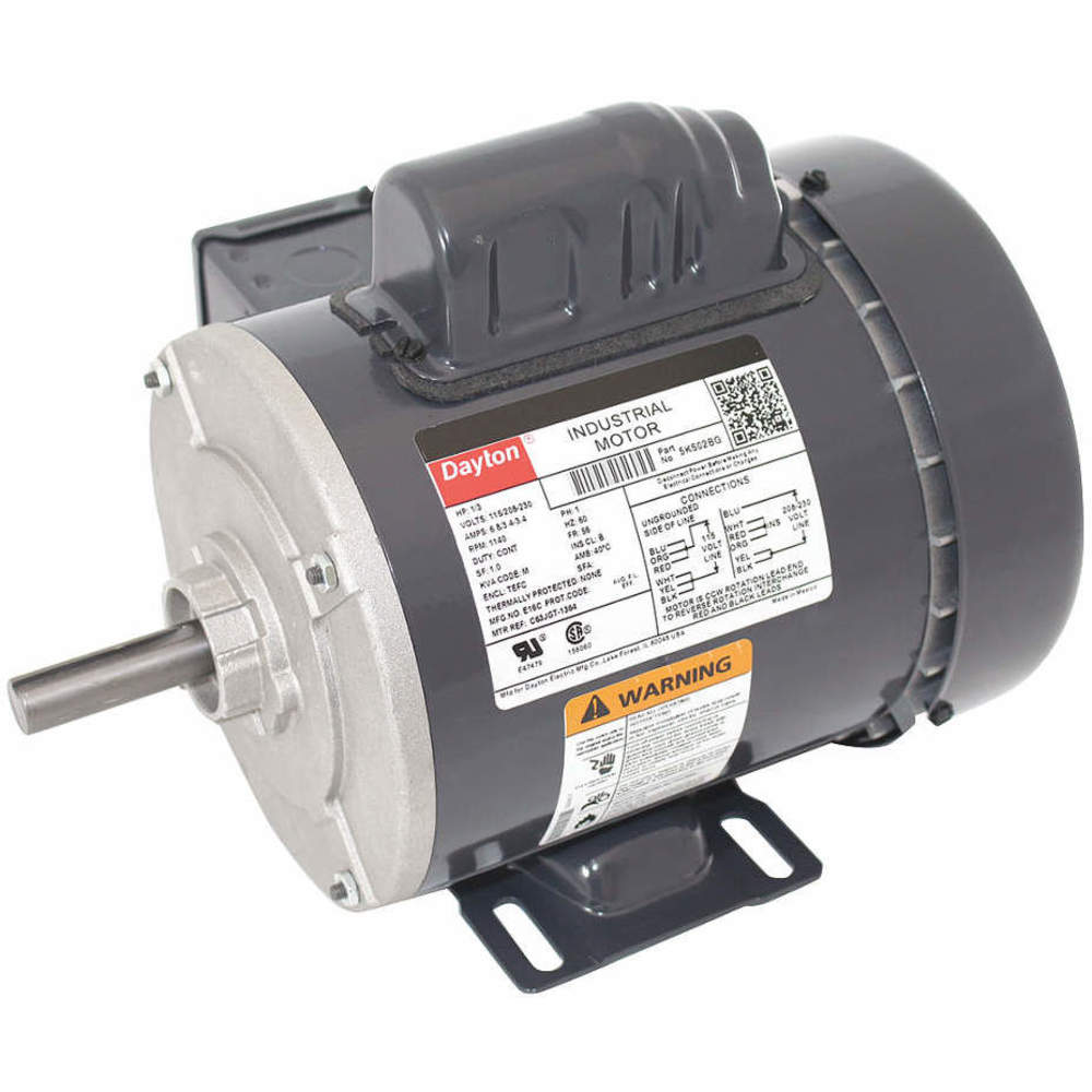 General Purpose Motor Carbon Steel Tefc 1/3 Hp 1140 Rpm 56