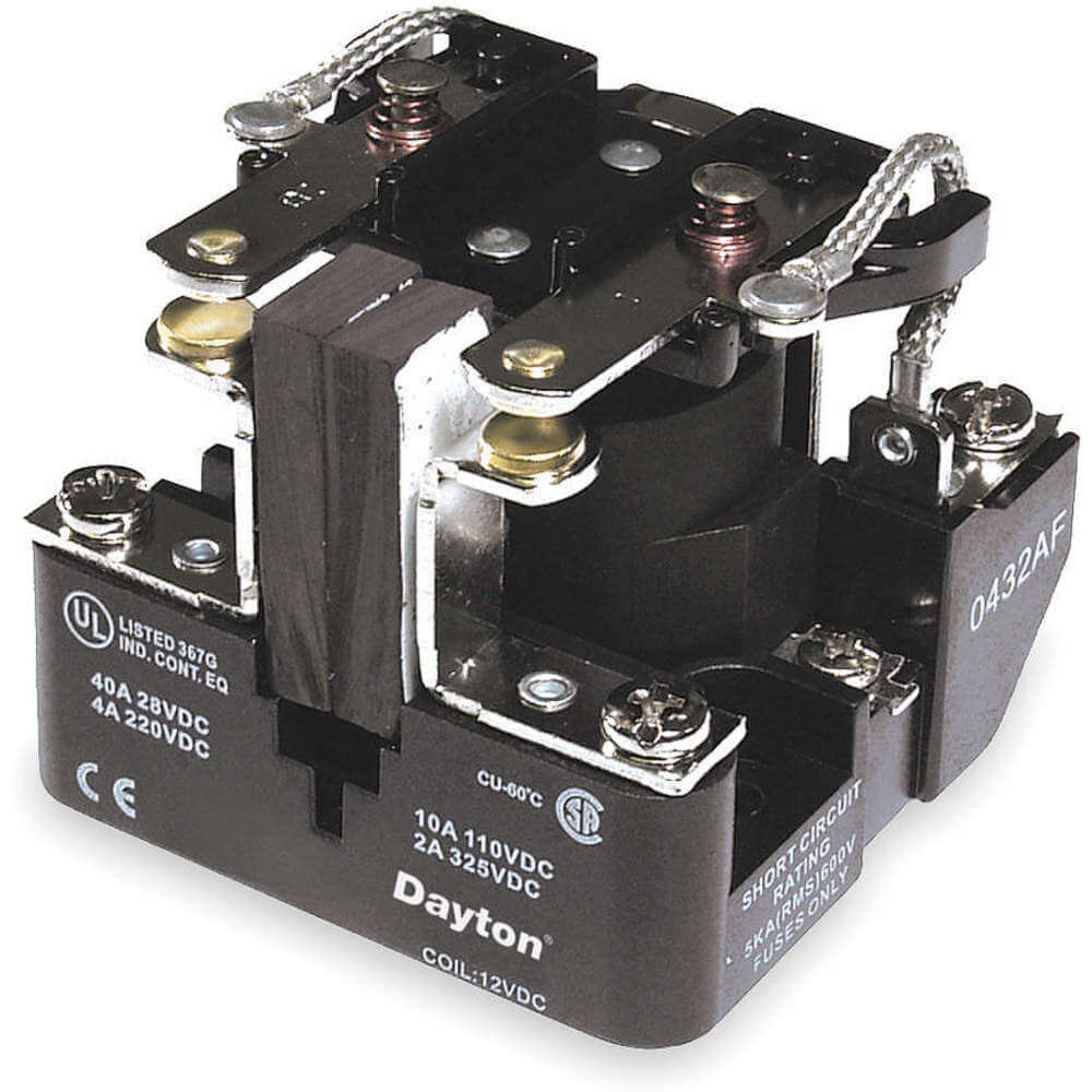 5X848 DAYTON Open Power Relay,8 Pin,240VAC,DPDT 