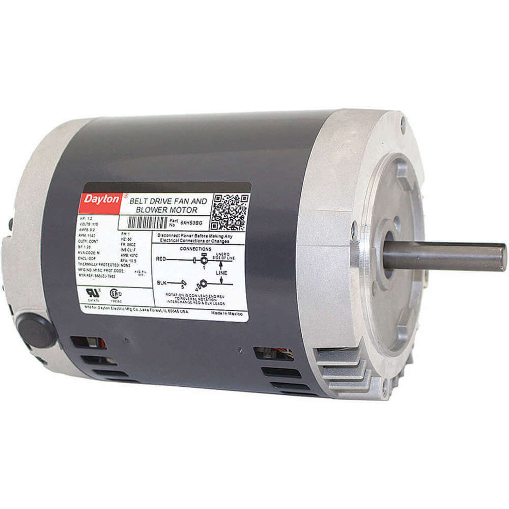 General Purpose Motor Split Phase Odp 1/2 Hp 1140 Rpm 56cz