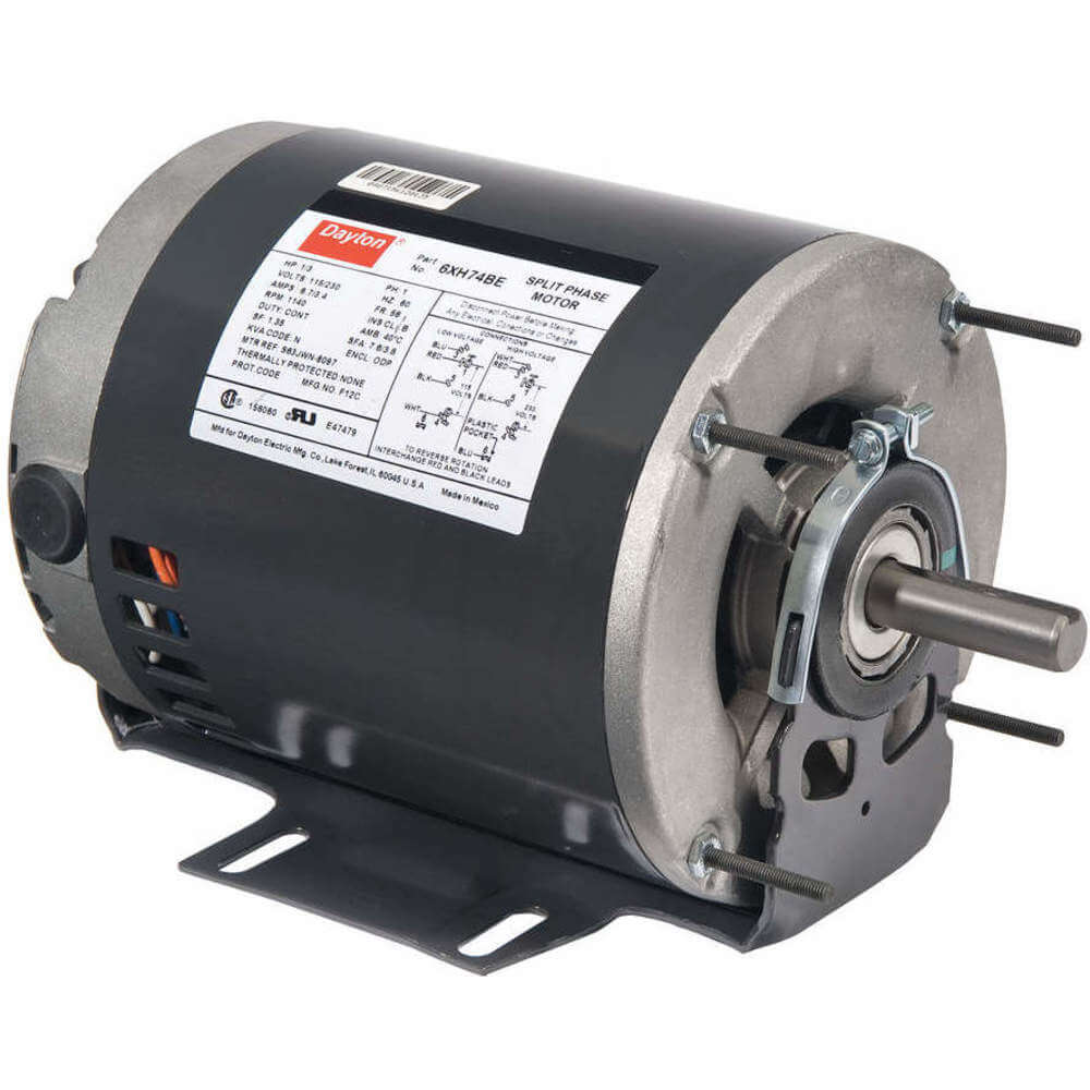General Purpose Motor Split Phase Odp 1/6 Hp 850 Rpm 56