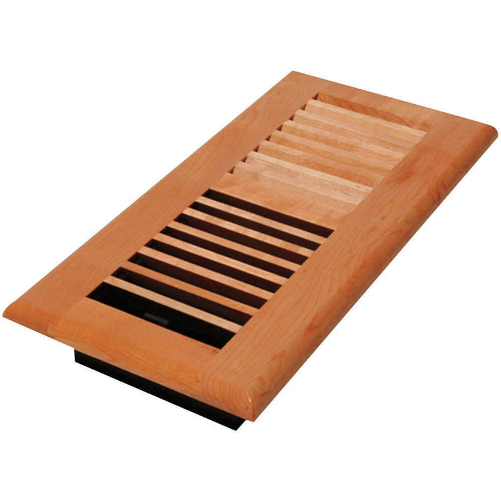 Decor Grates WML412N 4 x 12 Louvered Solid Maple Natural 5TFL8