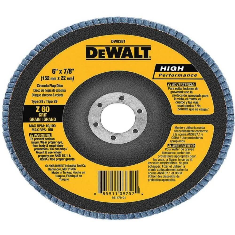 Dewalt DW8381 Flap Disc 20G202 Raptor Supplies Worldwide