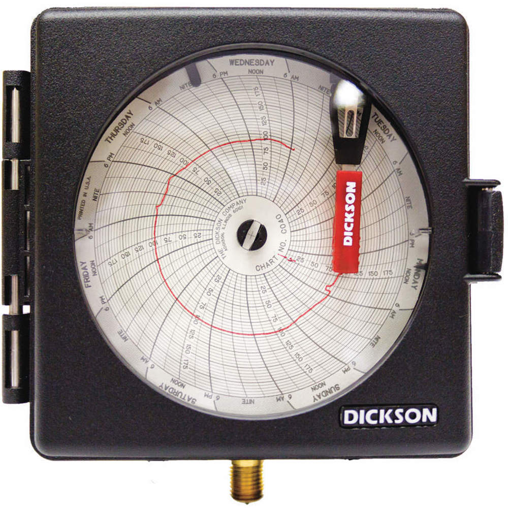 Dickson C036 Circular Chart,4 In,0 To 300,7 Day,Pk60 