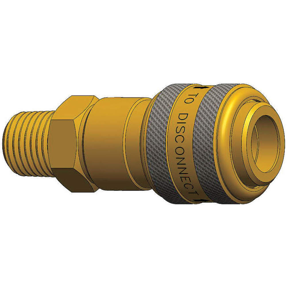 DIXON 2DM2-B 1/4" Body Brass Quick Connect Coupler 1/4" MNPT 