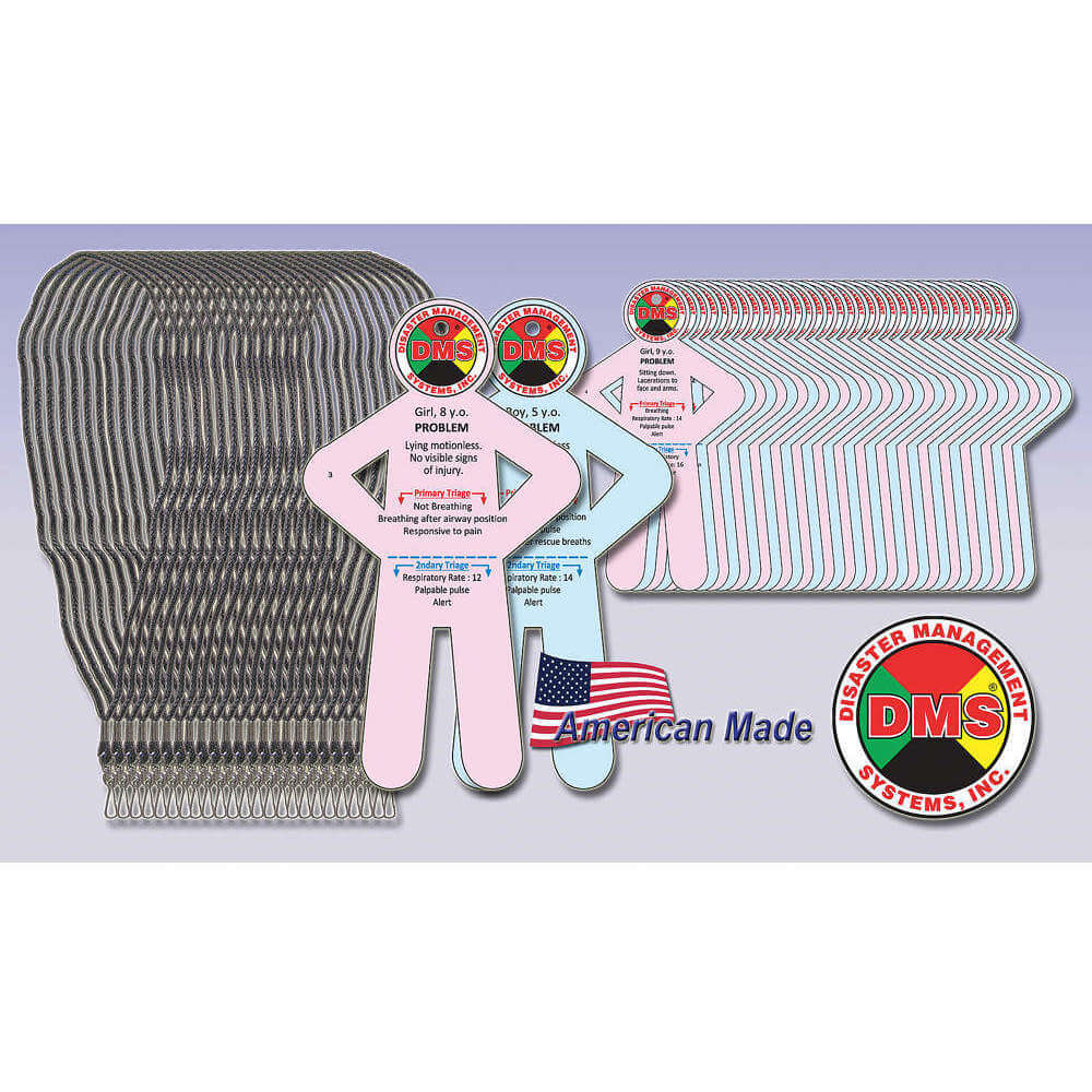 DMS - DMS-05873 - Pediatric Patient Victim Cards, PK32