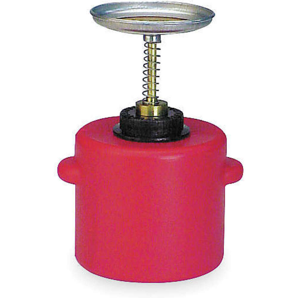 Eagle P714 1N758 Plunger Can 1 Gallon Polyethylene Red