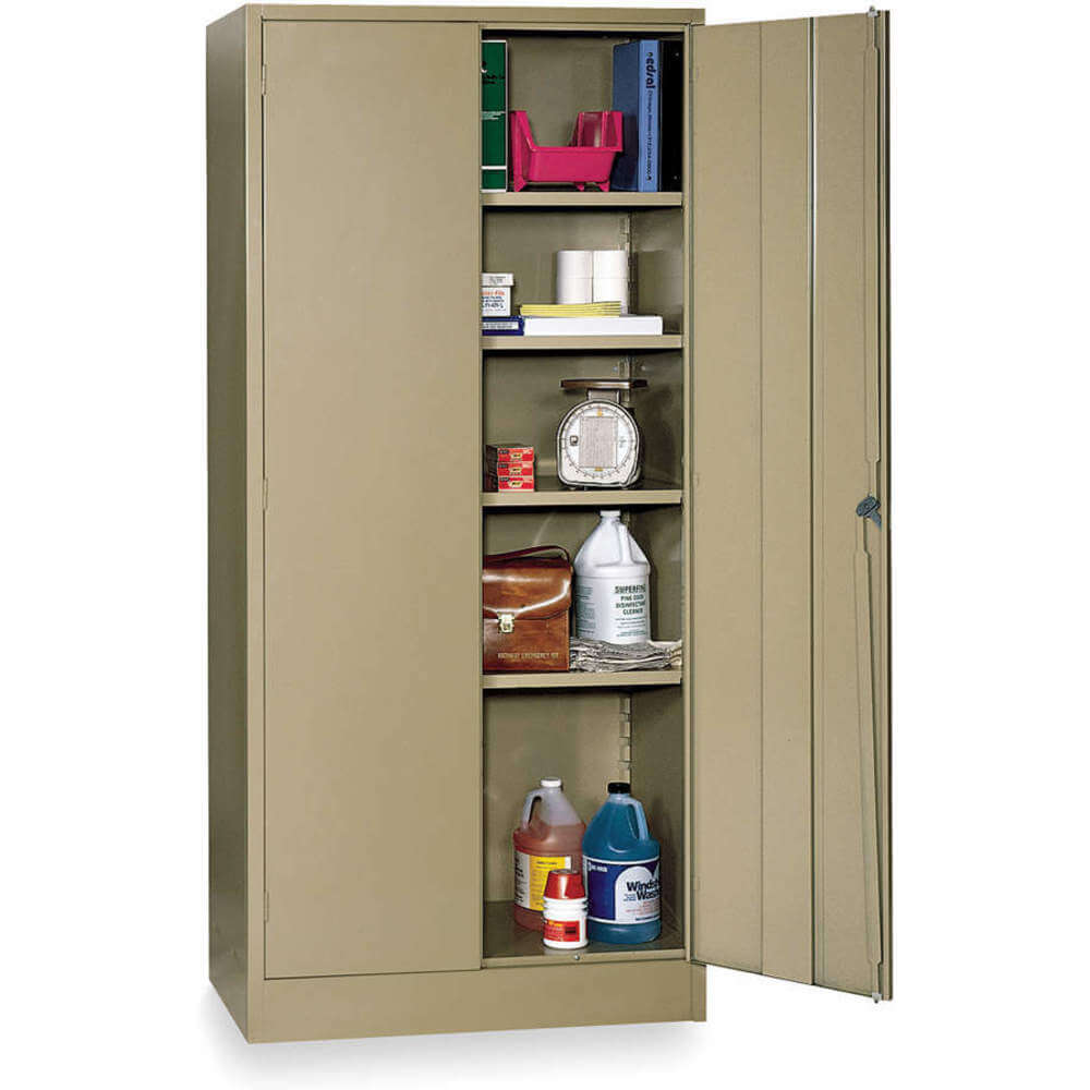 Storage Cabinet Tan 78 Inch H 36 Inch Width