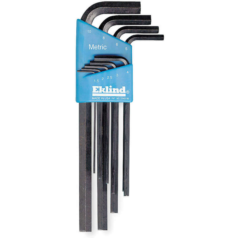 Hex Key Set 1.5 - 10mm L-shaped Long