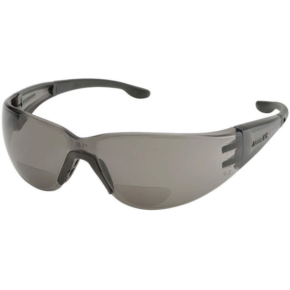 Reading Glasses +2.5 Gray Polycarbonate