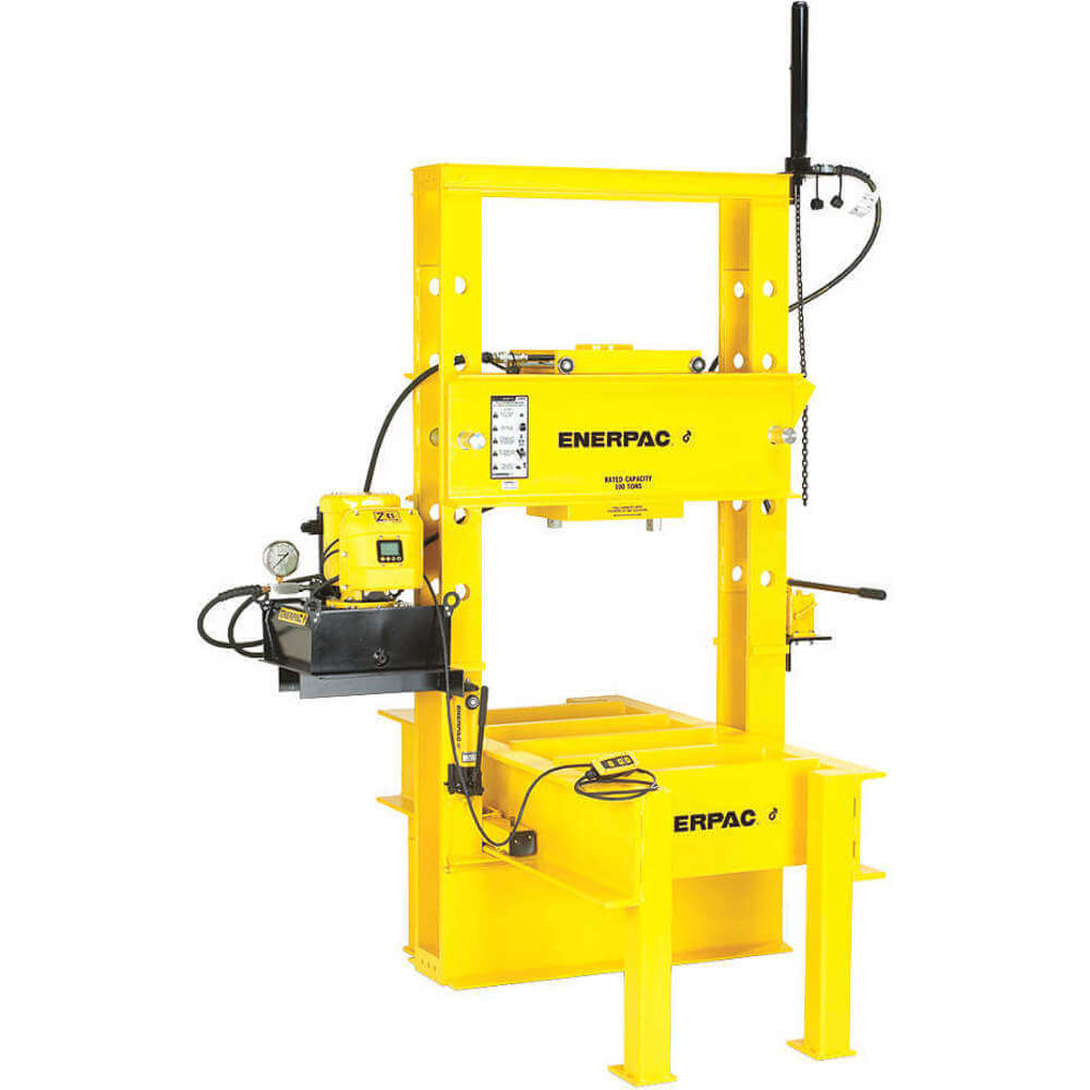 Enerpac IPR5075 Hydraulic Press 50 Ton Electric Pump 113 Inch 25TU79 Raptor Supplies Worldwide