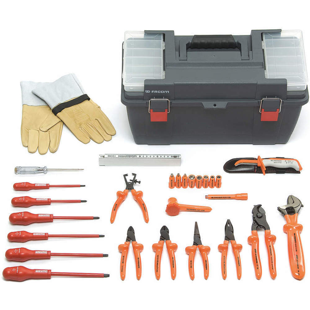 Facom 2185C.VSE Selection De 28 Outils Isoles : : Bricolage