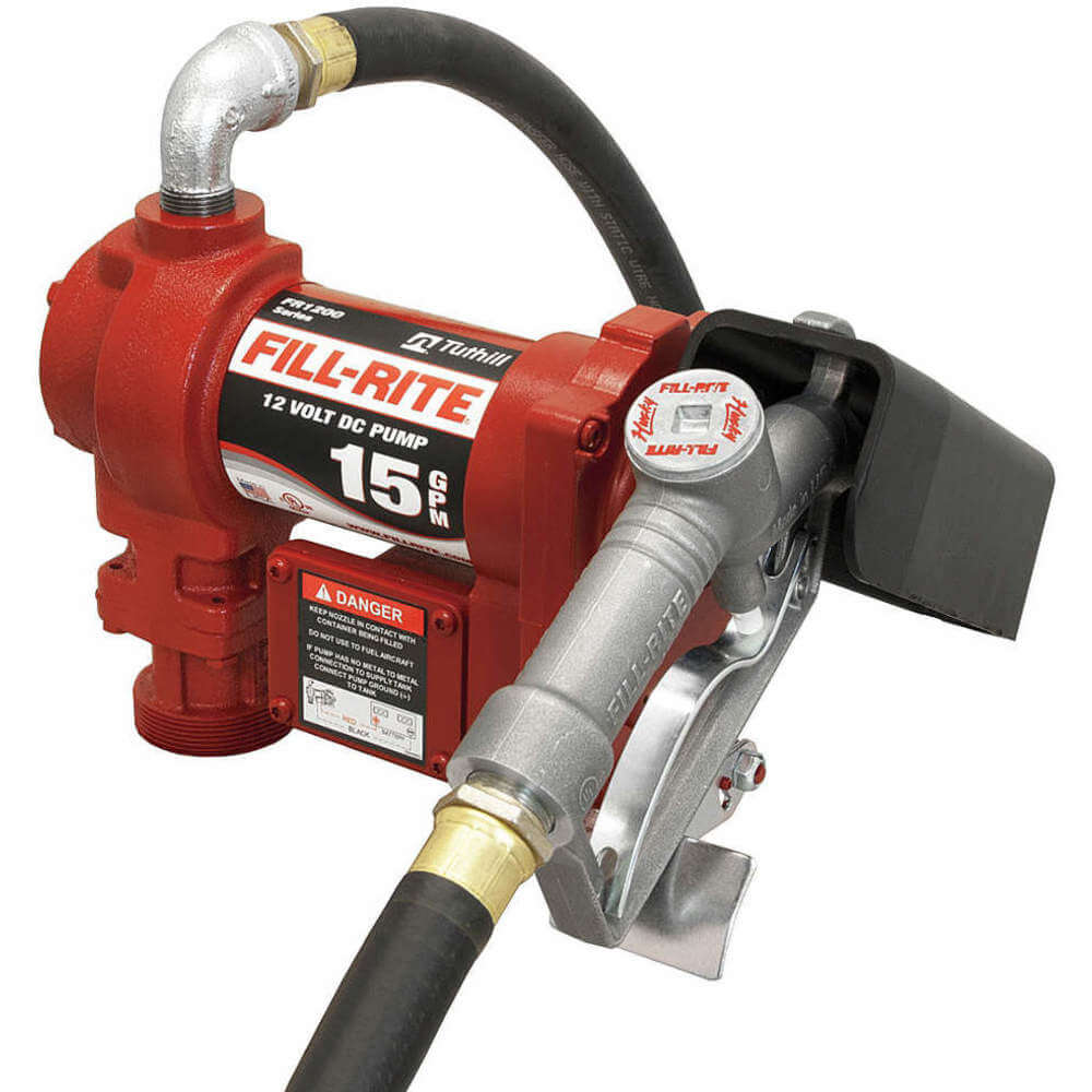 Fuel Transfer Pump 1/4 Hp 12vdc 15 Gpm