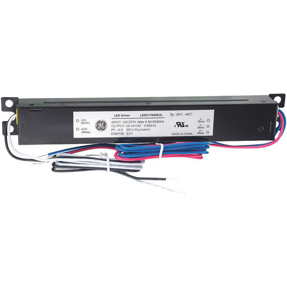 GE Lighting LED21T8/DR/1L | Led Driver 18w 27 - 33vdc 9-1/2 Inch ...