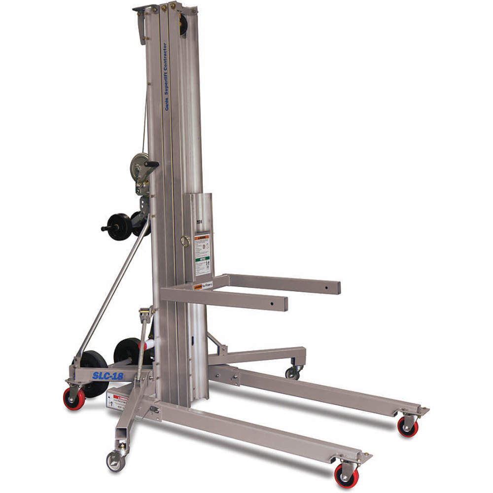 Genie SLC-18 | Material Lift Manual 650 lb. | Raptor Supplies