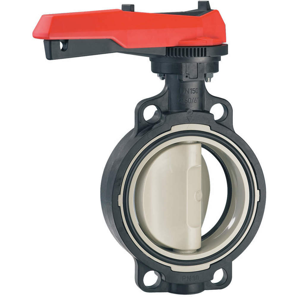 Butterfly Valve Polypropylene 6 In