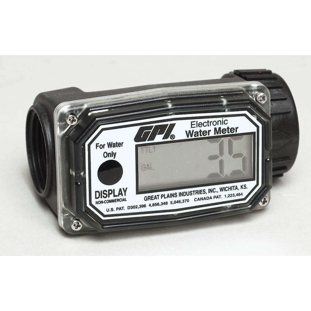 GPI 1132554 Turbine Flowmeter, 1 Inch Fnpt Raptor Supplies