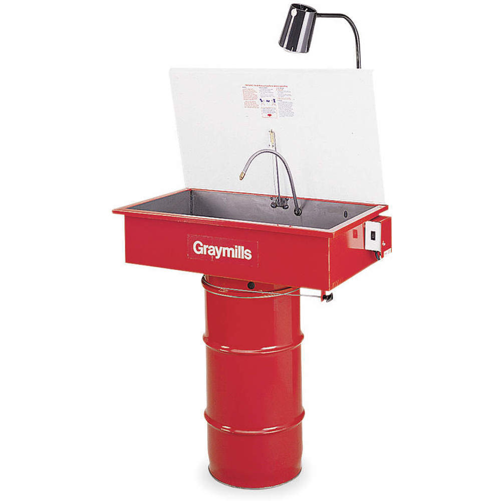 Graymills DMD236 3Z986 Drum Mounted Parts Washer