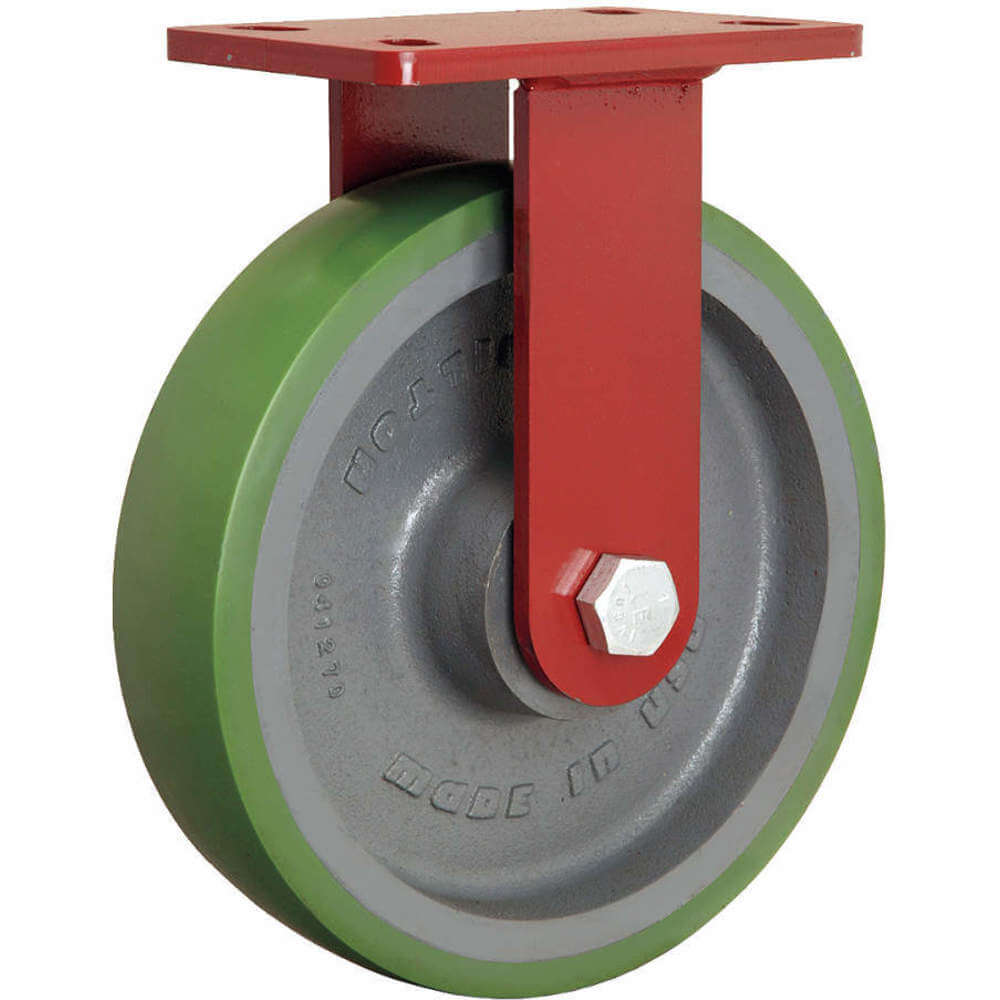Rigid Plate Caster 2200 Lb 10 Inch Diameter