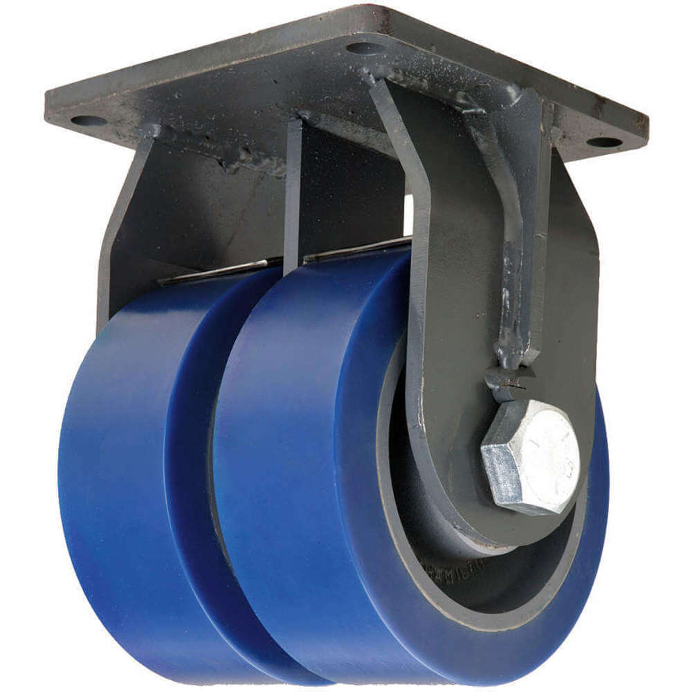 Dual Wheel Rigid Caster 7000 Lb 8 Inch Pureth