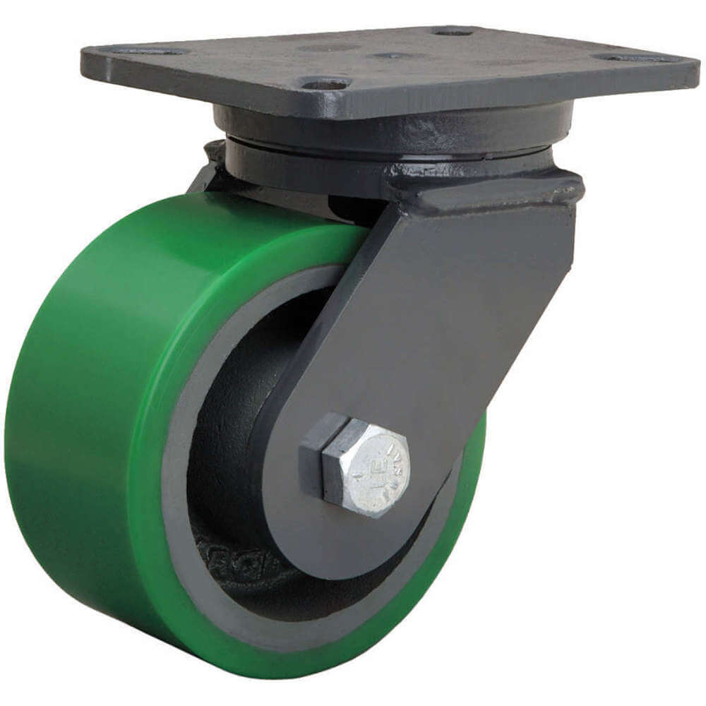 Swivel Plate Caster 2200 Lb 6 Inch Diameter
