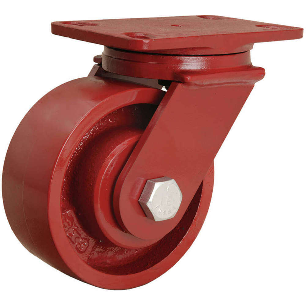 Swivel Plate Caster 2200 Lb 6 Inch Diameter