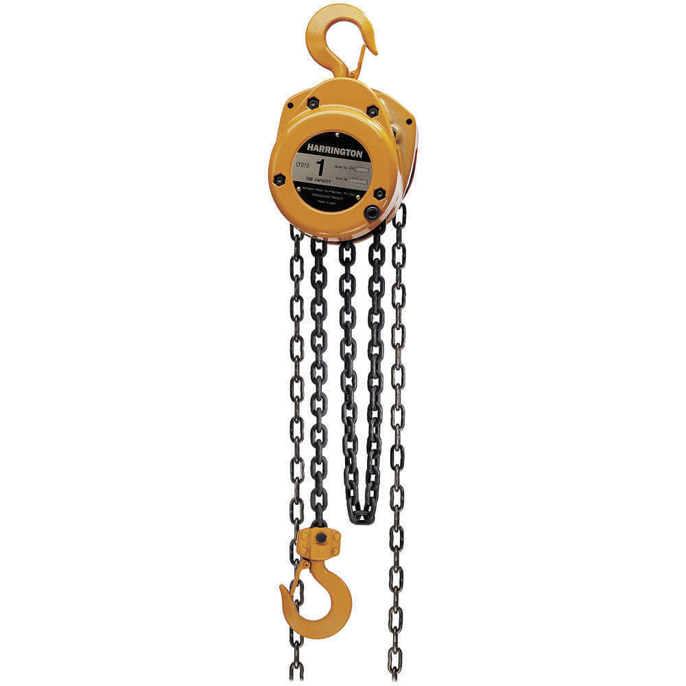 Harrington CF03010 6HJG6 Manual Chain Hoist 6000 Lb. Lift 10 Feet