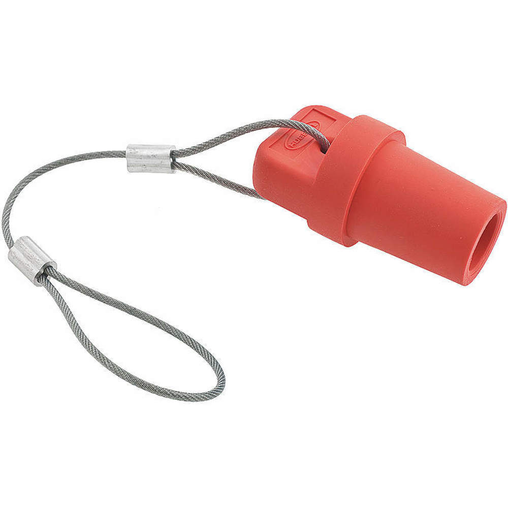 Device Cap, Male, Single Conductor, 300 - 400 A, Red