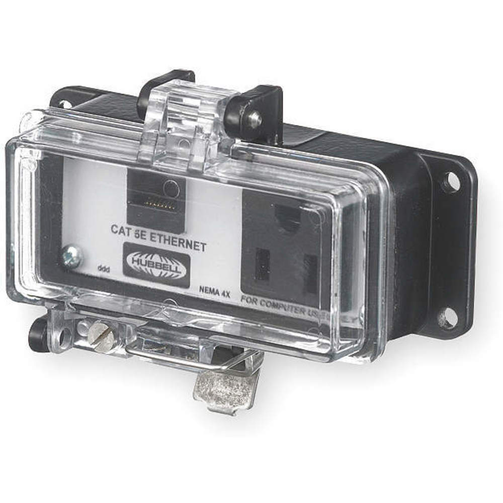 Receptacle, With Ethernet, 15 A, 125 V