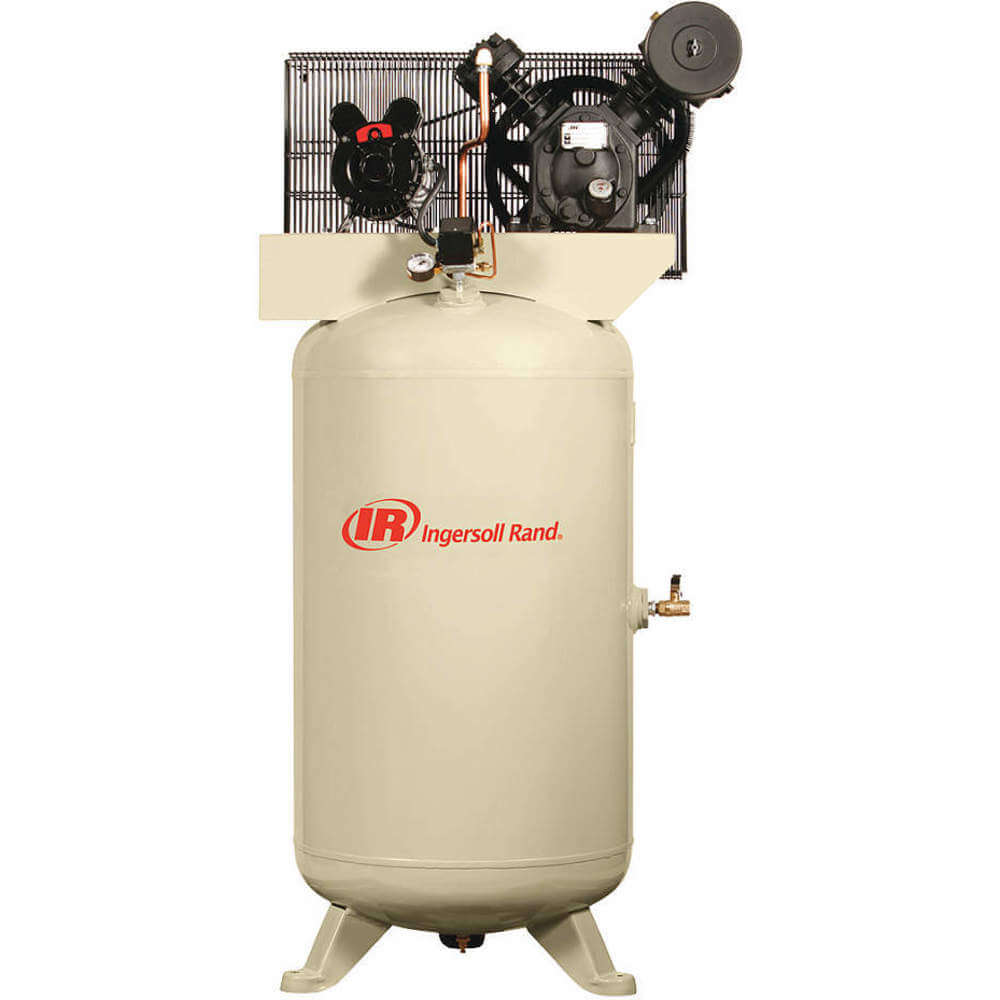 Ingersollrand 2340N5 Electric Air Compressor 2 Stage 5 HP Amps 17.5