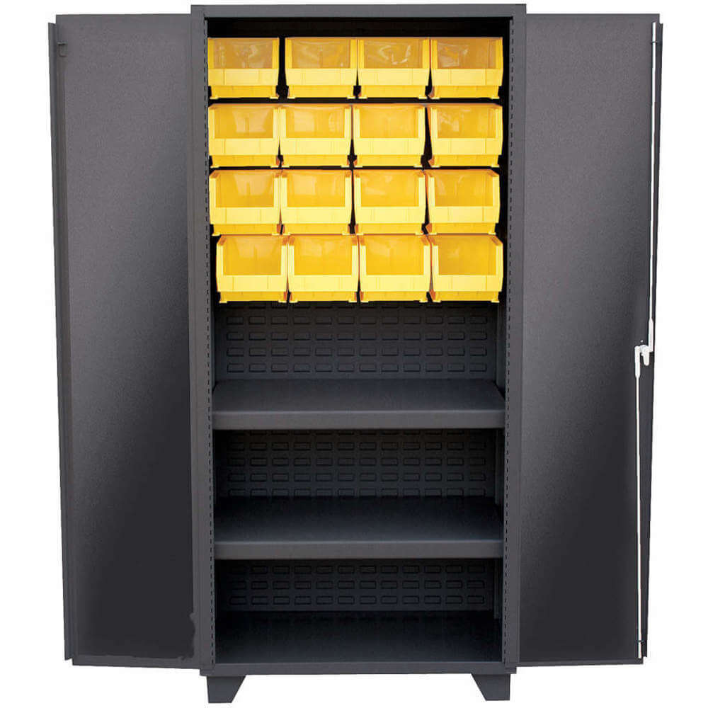 Bin Shelf Cabinet 78 x 36 x 24 With 16 Bins