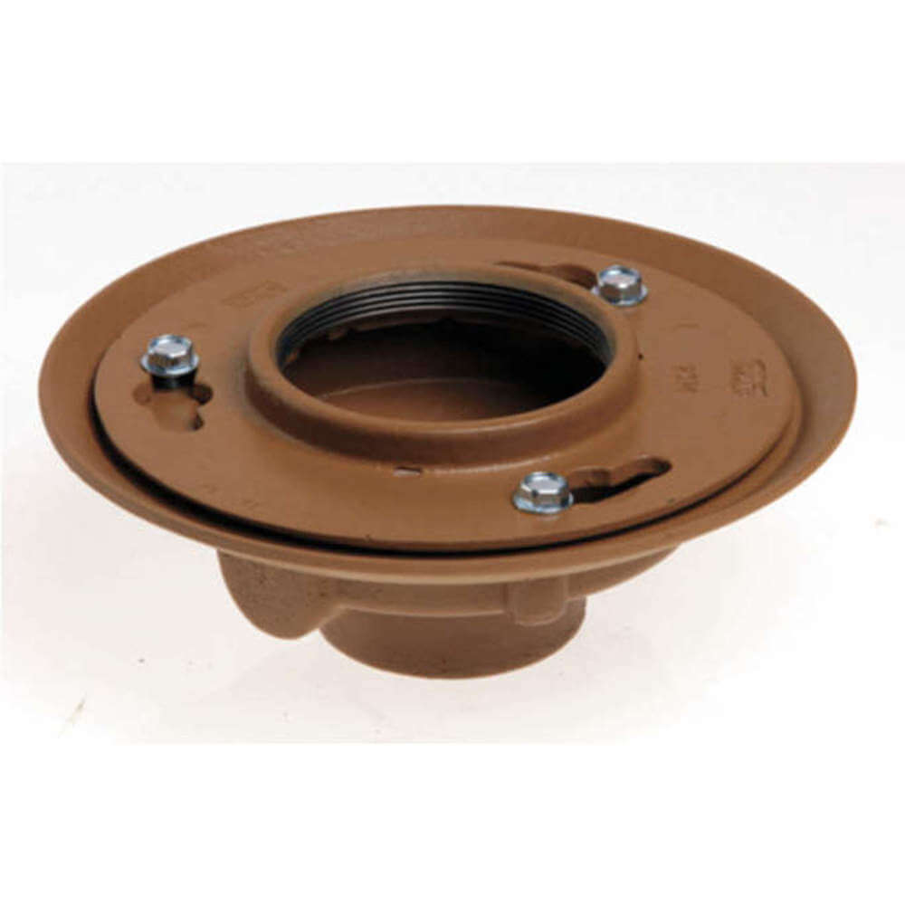 JR Smith 2005Y04BAP050 Floor Drain Body 4 Inch Pipe 9 Inch Diameter