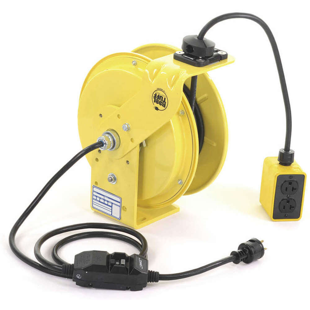 Kh Industries RTBB3LWGB520J12K 13V198 Cord Reel 50 Feet 12/3 Sj Yellow