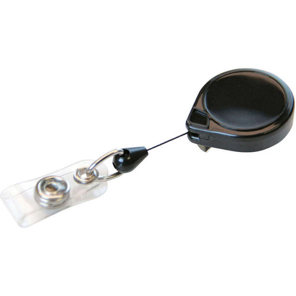 Black Minibak Id Vinyl Strap Standard Clip