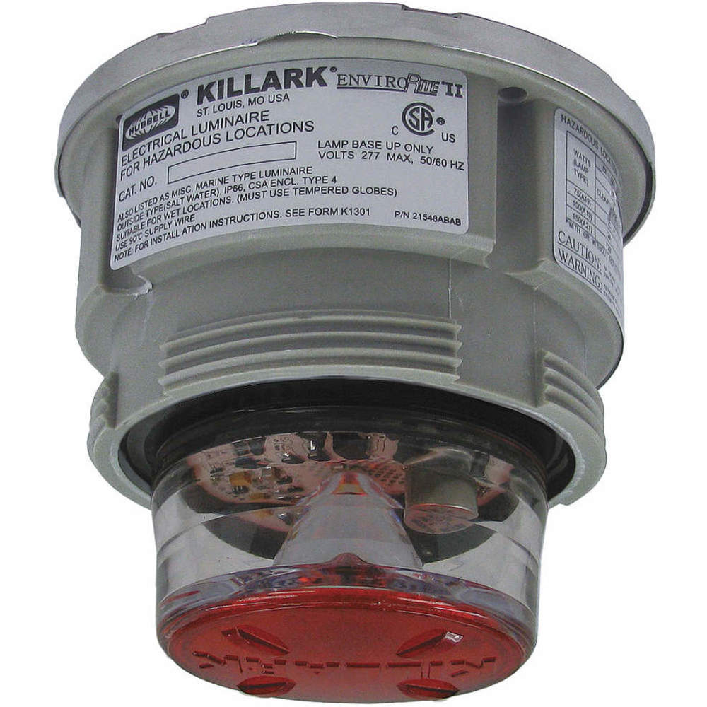 Killark NVSLCFG25R, Hazardous Warning Light LED Red