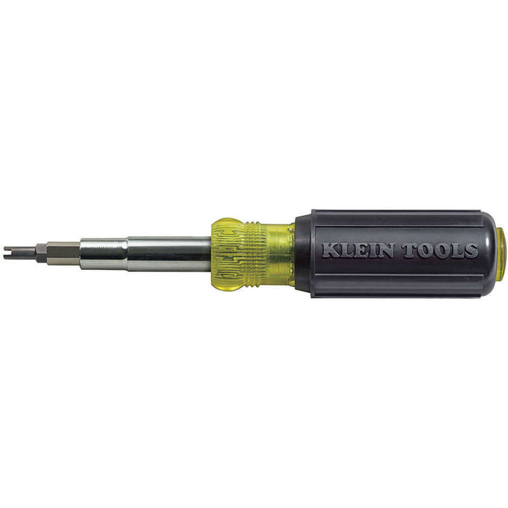 Multi Bit Screwdriver, 11 In 1, Schrader Bit