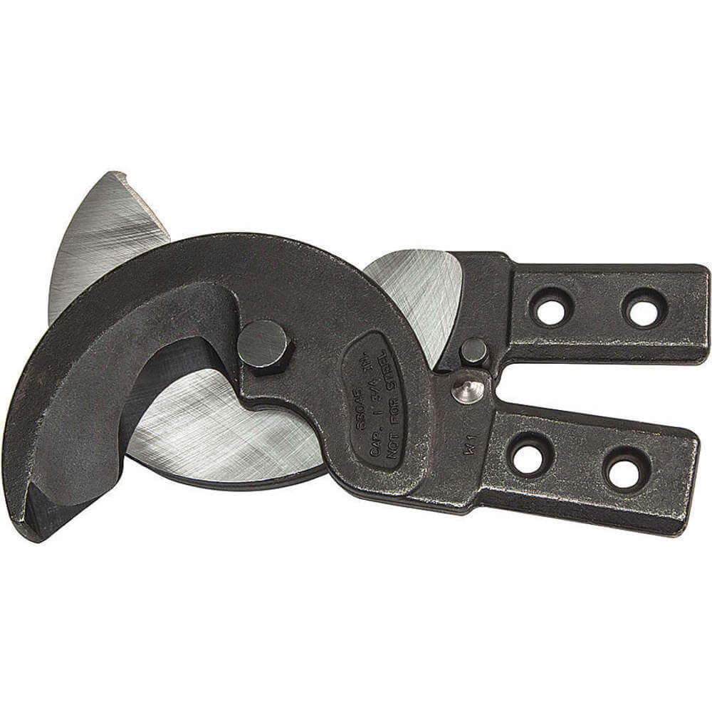 Replacement Cable Cutter Head, 2-1/4 Inch Cutting Capacity, Steel