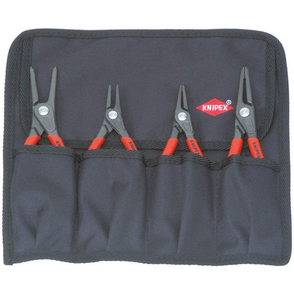 Knipex 00 19 57 | Precision Circlip Pliers Set, Int/Ext, 4Pc